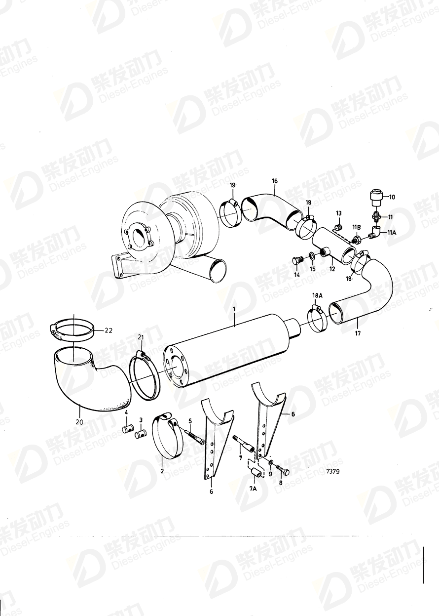 volvo penta Bend 837278 Drawing volvo penta Bend 837278 Drawing